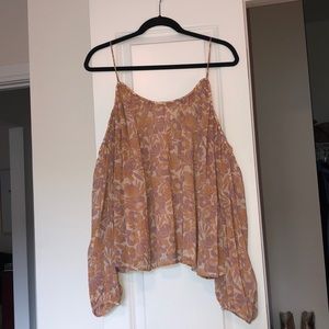 Astr open shoulder blouse